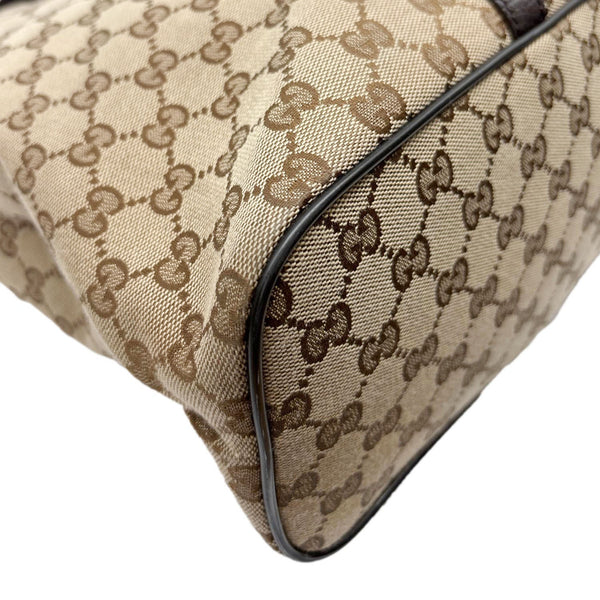 GUCCI Joy Large GG Supreme Canvas Shopping Tote Bag Beige 449169