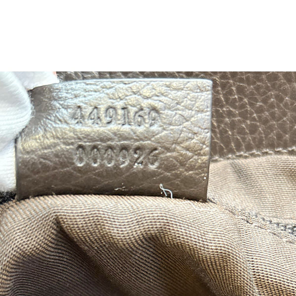 GUCCI Joy Large GG Supreme Canvas Shopping Tote Bag Beige 449169