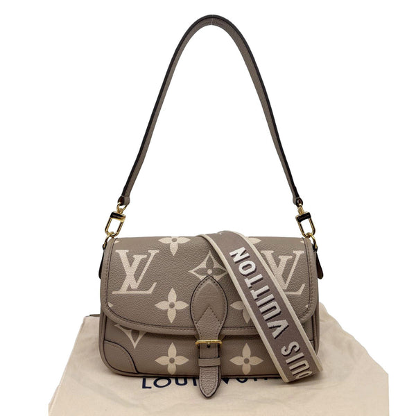 LOUIS VUITTON Diane Empreinte Monogram Leather Shoulder Bag Bicolor