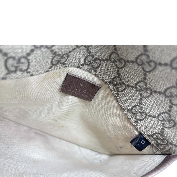 GUCCI Neo Web Vintage GG Monogram Canvas Belt Bag Beige 493930
