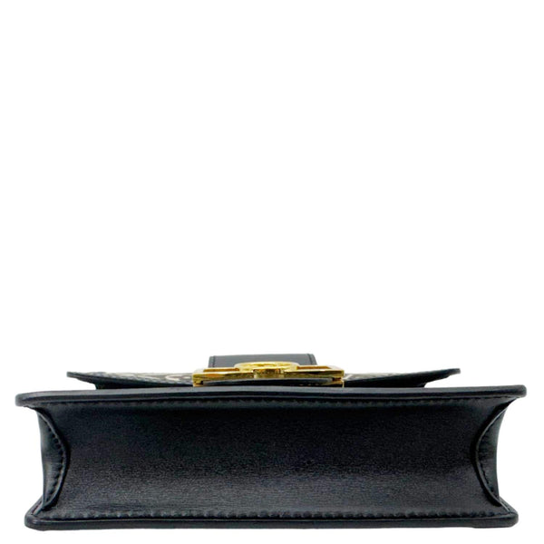 LOUIS VUITTON Dauphine Since 1854 Jacquard Chain Wallet Black