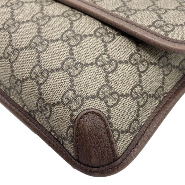GUCCI Neo Web Vintage GG Monogram Canvas Belt Bag Beige 493930