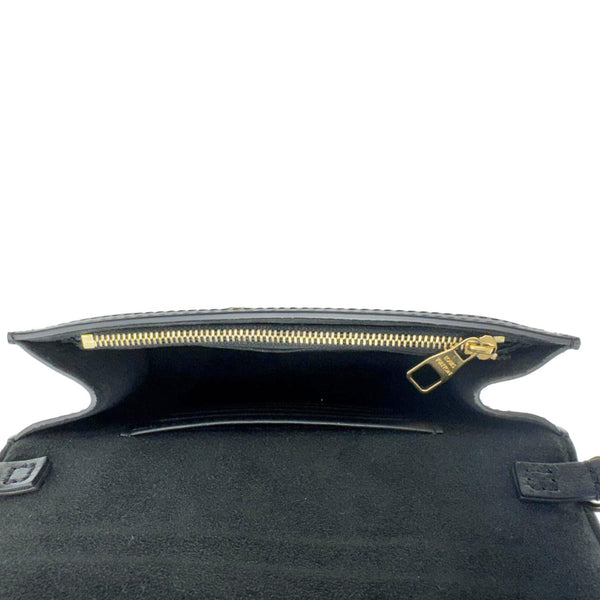 LOUIS VUITTON Dauphine Since 1854 Jacquard Chain Wallet Black