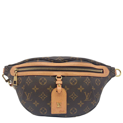 LOUIS VUITTON High Rise Monogram Canvas Bumbag Brown
