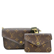 LOUIS VUITTON Felicie Strap & Go Monogran Canvas Shoulder Bag Brown