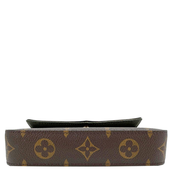 LOUIS VUITTON Felicie Strap & Go Monogran Canvas Shoulder Bag Brown