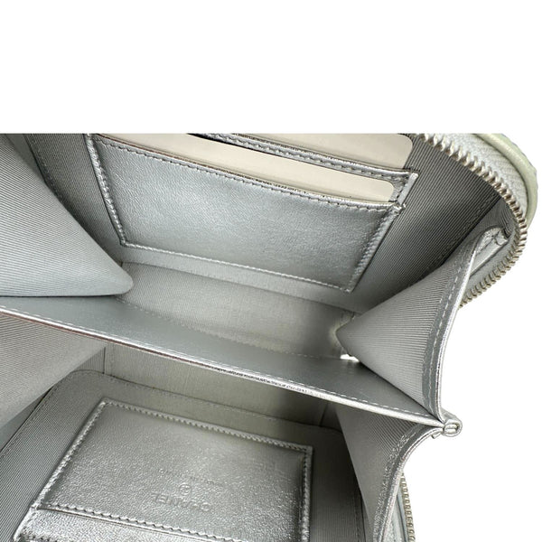 CHANEL Quilted Calfskin Gradient Metallic Leather Camera Bag Multicolor