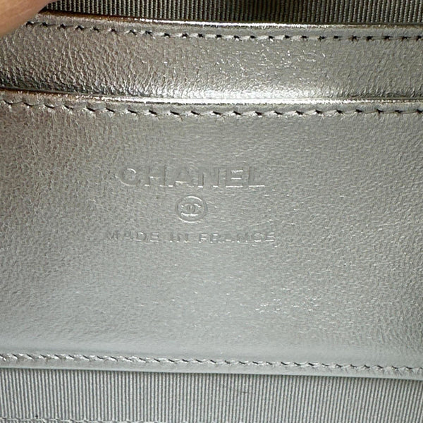 CHANEL Quilted Calfskin Gradient Metallic Leather Camera Bag Multicolor