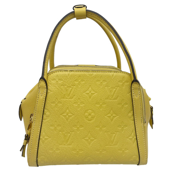 LOUIS VUITTON Marais MM Empreinte Leather Hobo Bag Yellow