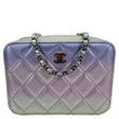 CHANEL Quilted Calfskin Gradient Metallic Leather Camera Bag Multicolor