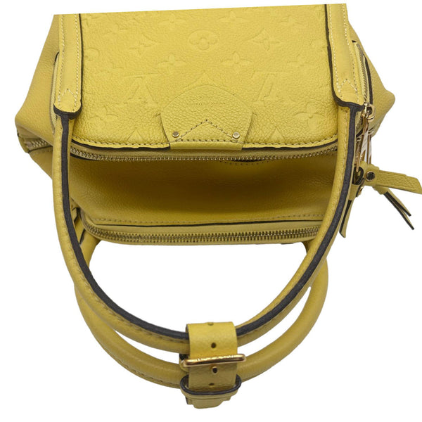 LOUIS VUITTON Marais MM Empreinte Leather Hobo Bag Yellow