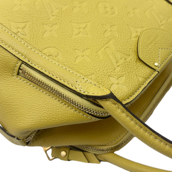LOUIS VUITTON Marais MM Empreinte Leather Hobo Bag Yellow