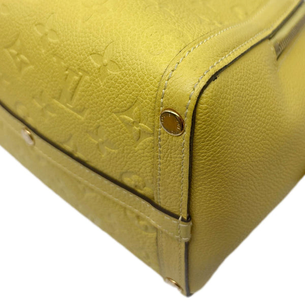 LOUIS VUITTON Marais MM Empreinte Leather Hobo Bag Yellow
