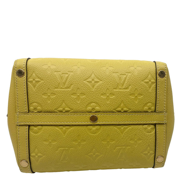 LOUIS VUITTON Marais MM Empreinte Leather Hobo Bag Yellow