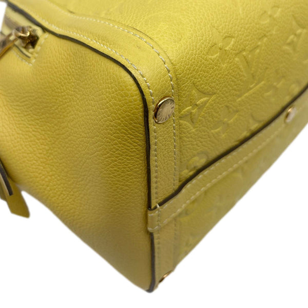 LOUIS VUITTON Marais MM Empreinte Leather Hobo Bag Yellow