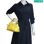 LOUIS VUITTON Marais MM Empreinte Leather Hobo Bag Yellow