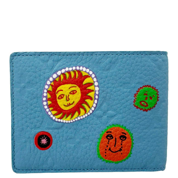 LOUIS VUITTON x YK Taurillon Leather Multiple Wallet Blue