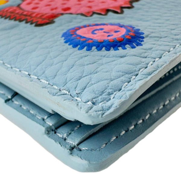 LOUIS VUITTON x YK Taurillon Leather Multiple Wallet Blue