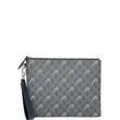 GUCCI Tiger Print GG Supreme Canvas Clutch Bag