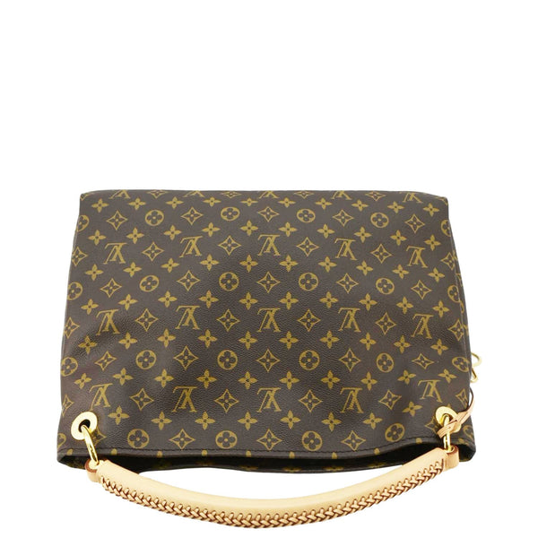 LOUIS VUITTON  Artsy MM Monogram Canvas Hobo Bag in Brown upper look