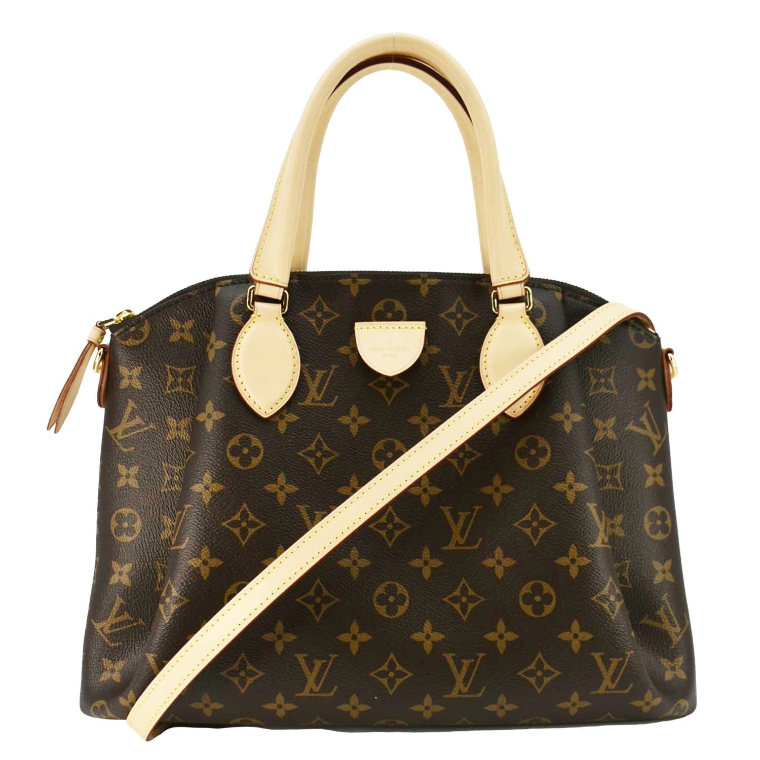 LOUIS VUITTON Rivoli MM Monogram Canvas Brown Shoulder Bag