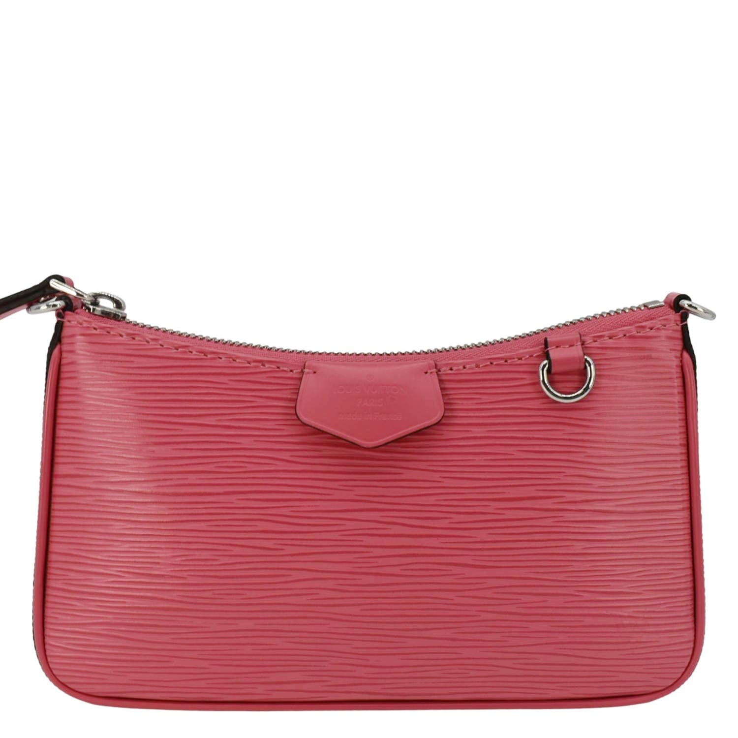 LV Easy Pouch On Strap Epi Leather Shoulder Bag Pouch Pink back look
