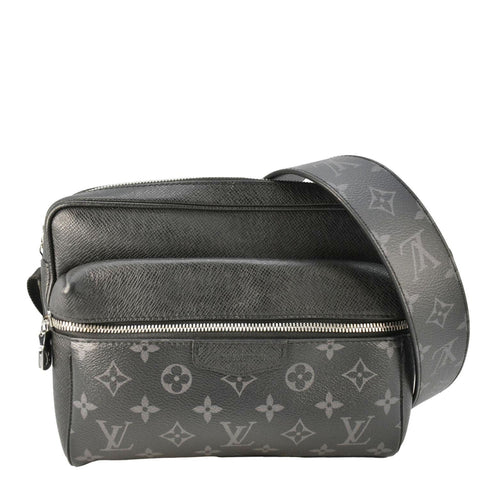 LOUIS VUITTON Outdoor Monogram Eclipse Crossbody Bag Black
