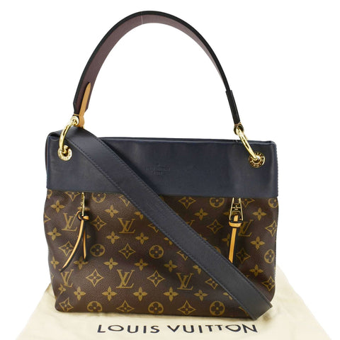 LV Tuileries Besace Monogram Canvas Shoulder Bag Black front look