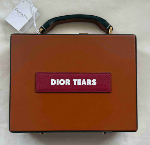 56576-SYB-A Christian Dior Denim Tears Lock Bag