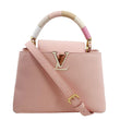 LOUIS VUITTON Capucines BB Taurillon Leather Shoulder Bag Baby Pink