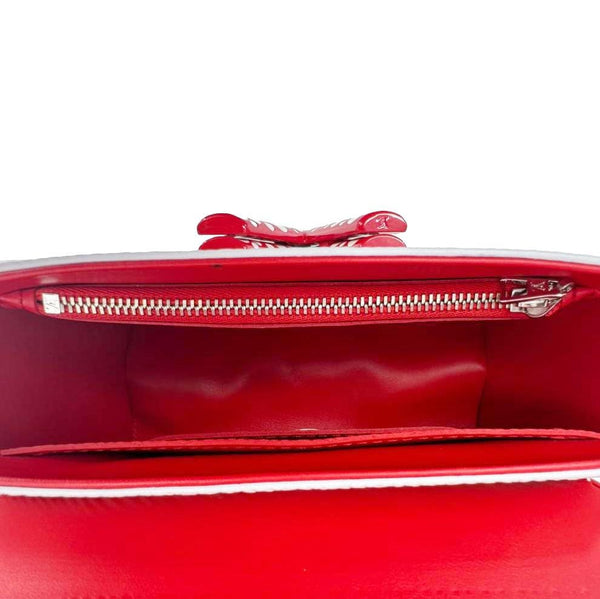 LOUIS VUITTON LV X YK Twist PM Infinity Dots Epi Leather Crossbody Bag Red