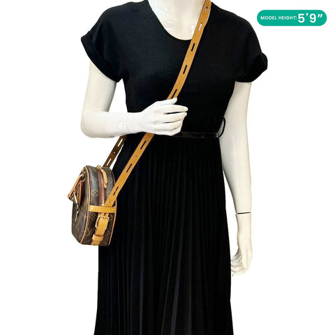 LOUIS VUITTON Boite Chapeau Souple Monogram Canvas Shoulder Bag Brown