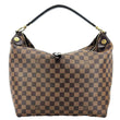 LOUIS VUITTON Duomo Damier Ebene Hobo Bag Brown