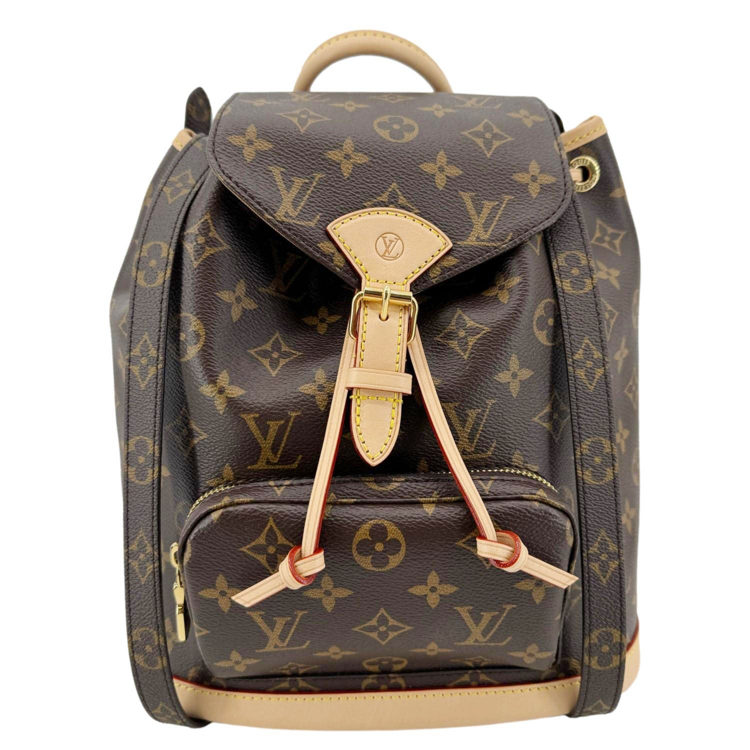 LOUIS VUITTON Montsouris Monogram Canvas Backpack Brown