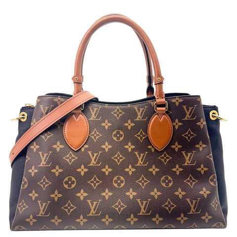LOUIS VUITTON Vendome MM Monogram Canvas Shoulder Bag Brown