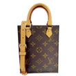 LOUIS VUITTON Petit Sac Plat Monogram Canvas Shoulder Bag Brown