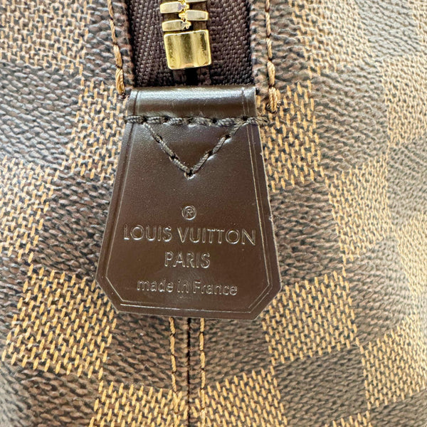 LOUIS VUITTON Beaubourg MM Weekender Damier Ebene Shoulder Bag Brown