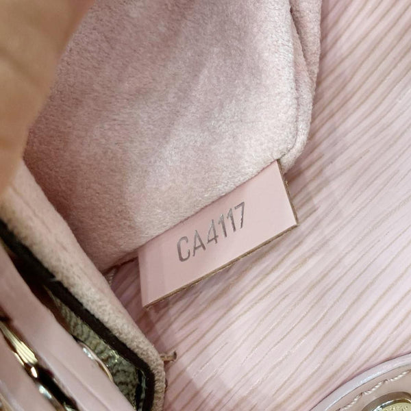 LOUIS VUITTON Saint Michel Monogram Epi Shoulder Bag Pink
