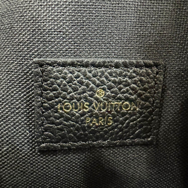 LOUIS VUITTON Felicie Pochette Monogram Empreinte Crossbody Bag Black