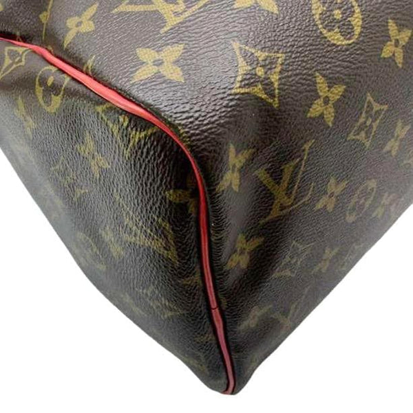 LOUIS VUITTON Totem Speedy 30 Monogram Canvas Satchel Bag Flamingo Pink