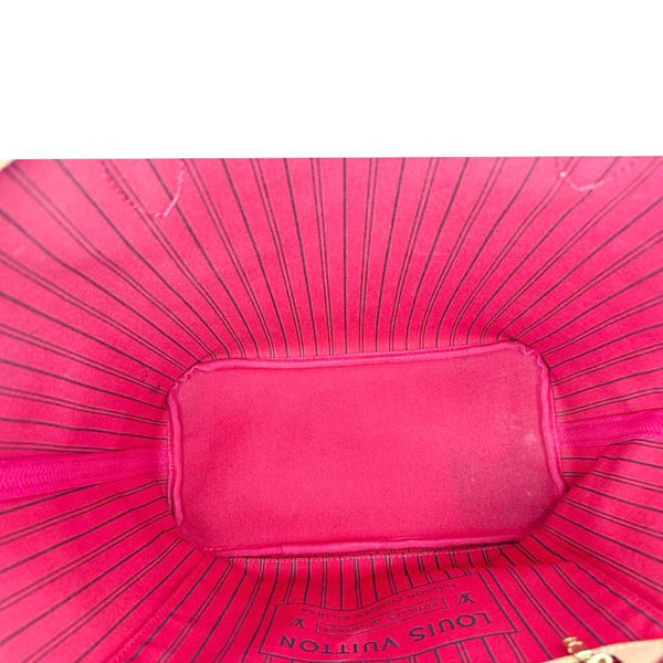 LOUIS VUITTON Neverfull MM Monogram Canvas Tote Bag Brown