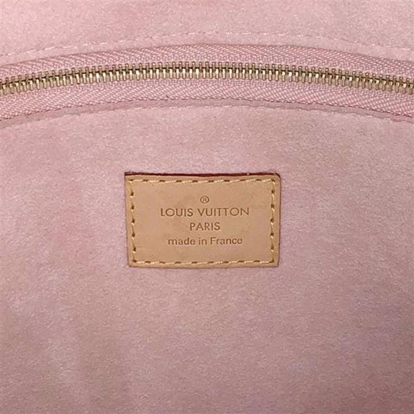LOUIS VUITTON Propriano Damier Azur Tote Bag Rose Ballerine