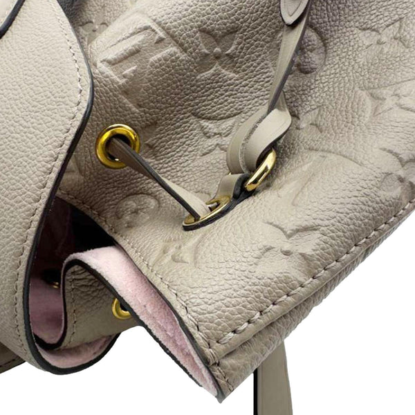LOUIS VUITTON Montsouris PM Monogram Empreinte Backpack Tourterelle