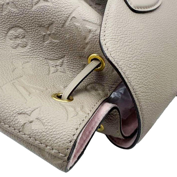 LOUIS VUITTON Montsouris PM Monogram Empreinte Backpack Tourterelle
