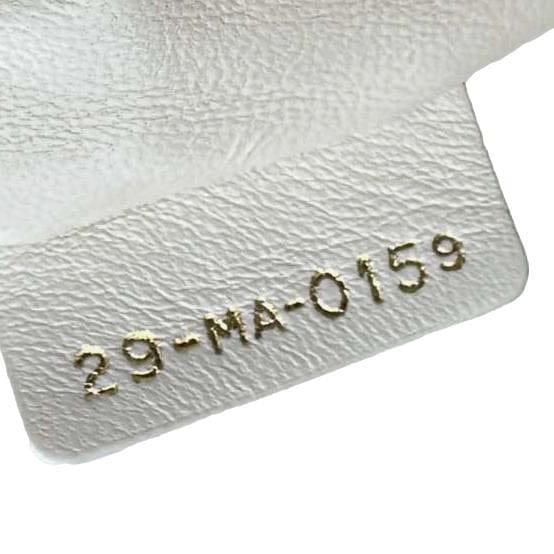 CHRISTIAN DIOR 30 Montaigne Flap Leather Crossbody Bag Off White