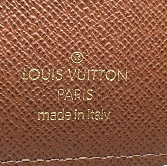 LOUIS VUITTON Victorine Monogram Canvas Wallet Brown