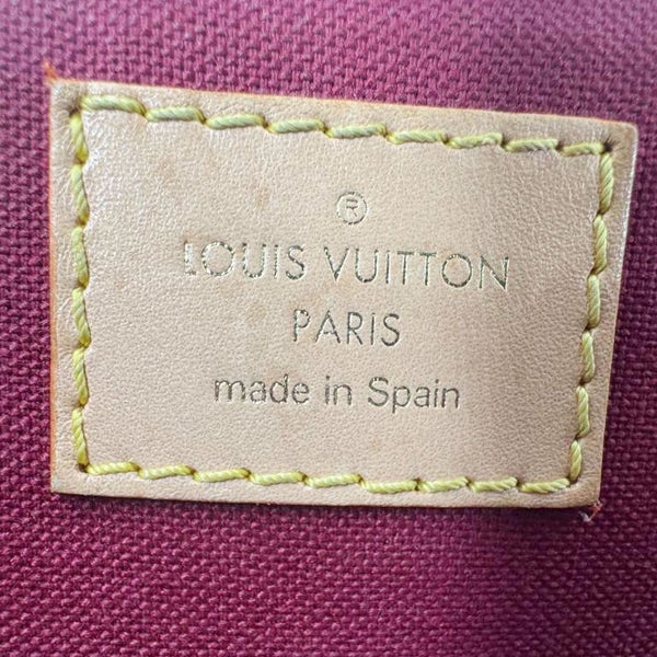 LOUIS VUITTON Petit Palais Monogram Canvas Shoulder Bag Brown
