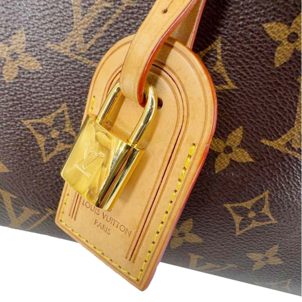 LOUIS VUITTON Petit Palais Monogram Canvas Shoulder Bag Brown