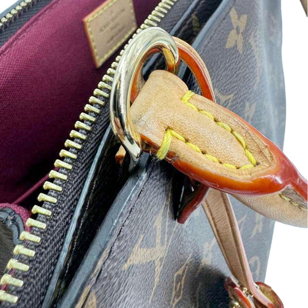 LOUIS VUITTON Petit Palais Monogram Canvas Shoulder Bag Brown