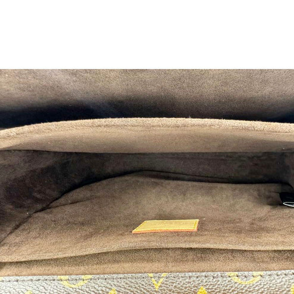 LOUIS VUITTON Metis Pochette Monogram Canvas Crossbody Bag Brown
